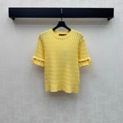 GUCCI 26S SHORT SLEEVE KNIT TOP 355