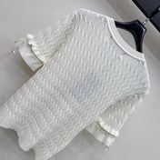 GUCCI 26S SHORT SLEEVE KNIT TOP 354