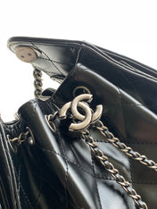 CHANEL 26S HOBO BAG 22 IN BLACK CALFSKIN