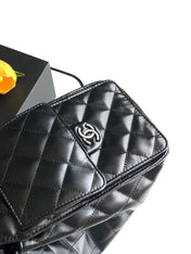 CHANEL 26S HOBO BAG 30 IN BLACK CALFSKIN