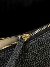 CHANEL 26S HOBO BAG 30 IN BLACK GRAINED CALFSKIN