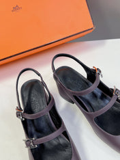 JACKIE 50 PUMP MAUVE LAMBSKIN