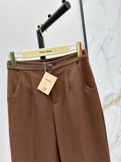 MIUMIU 26S WIDE LEG PANTS 954