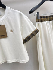 BURBERRY 26S TOP AND SKIRT SET 422