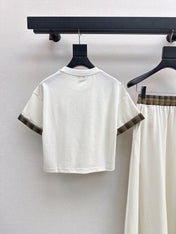 BURBERRY 26S TOP AND SKIRT SET 422