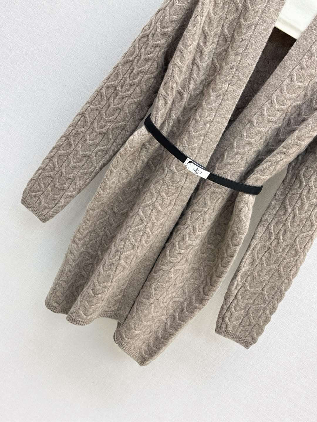HERMES 25S LONG KNIT CARDIGAN 150