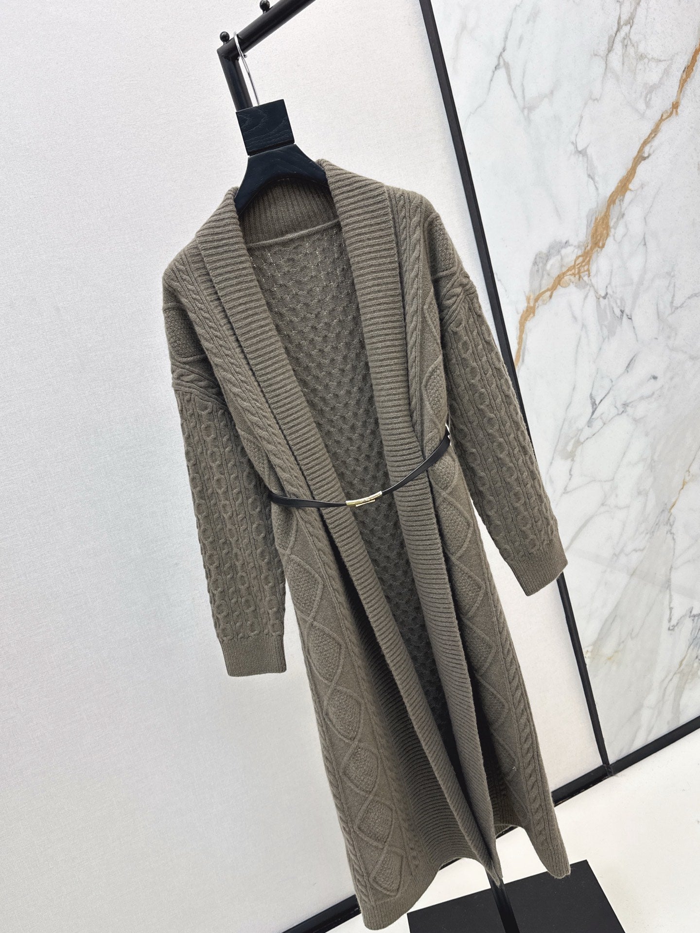 HERMES 25S LONG KNIT CARDIGAN 99430