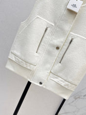 HERMES 25S SLEEVELESS JACKET 526962