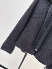MAX MARA 25S HOODED KNIT JACKET 105