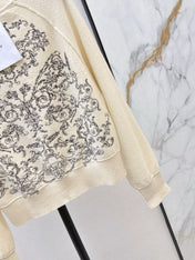 DIOR 25S FLORAL EMBROIDERED CASHMERE SWEATER 571