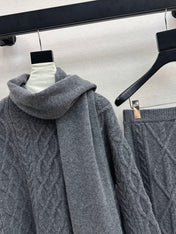 MAX MARA 25S KNIT SKIRT SET 092