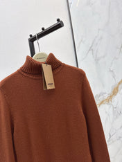 BURBERRY 26S TURTLENECK KNIT DRESS 420