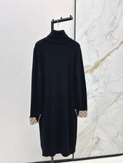 BURBERRY 26S TURTLENECK KNIT DRESS 419