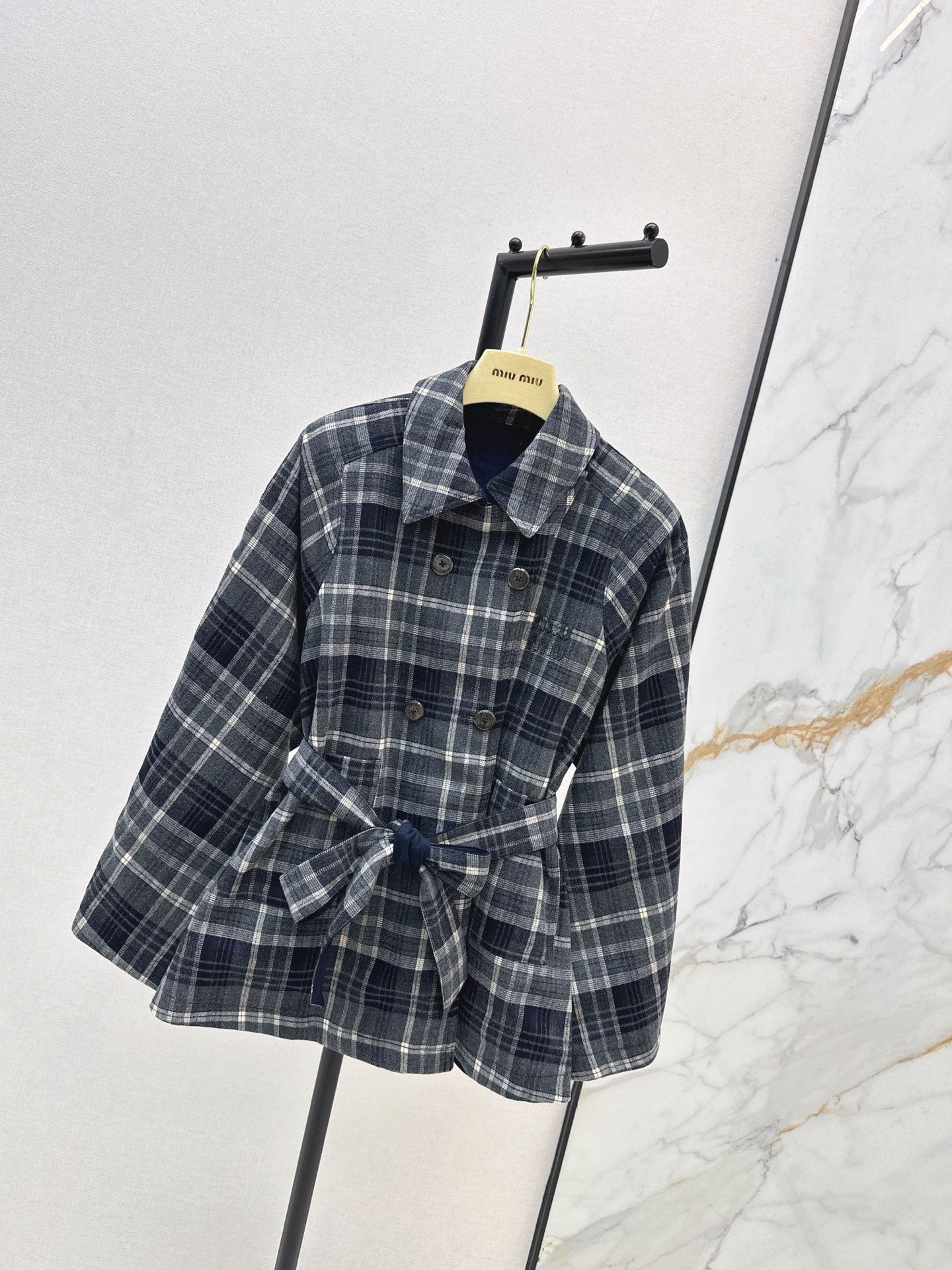 MIUMIU LONG REVERSIBLE COAT STYLE 746