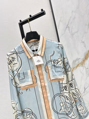 HERMES 25S SILK SHIRT 427