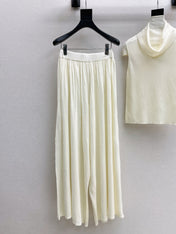 HERMES 26S SLEEVELESS TOP AND STRAIGHT-LEG TROUSERS SET 753