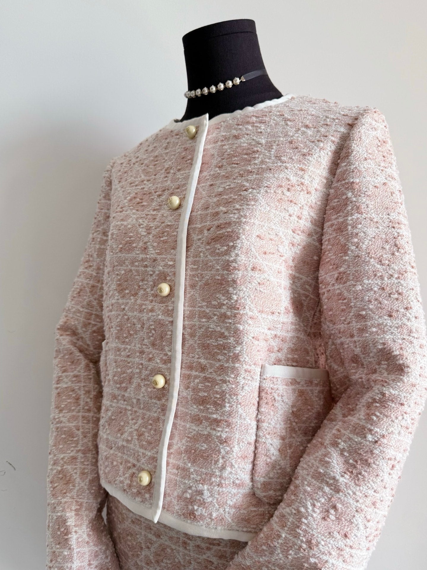 DIOR 25S CANNAGE CROPPED JACKET STYLE 059