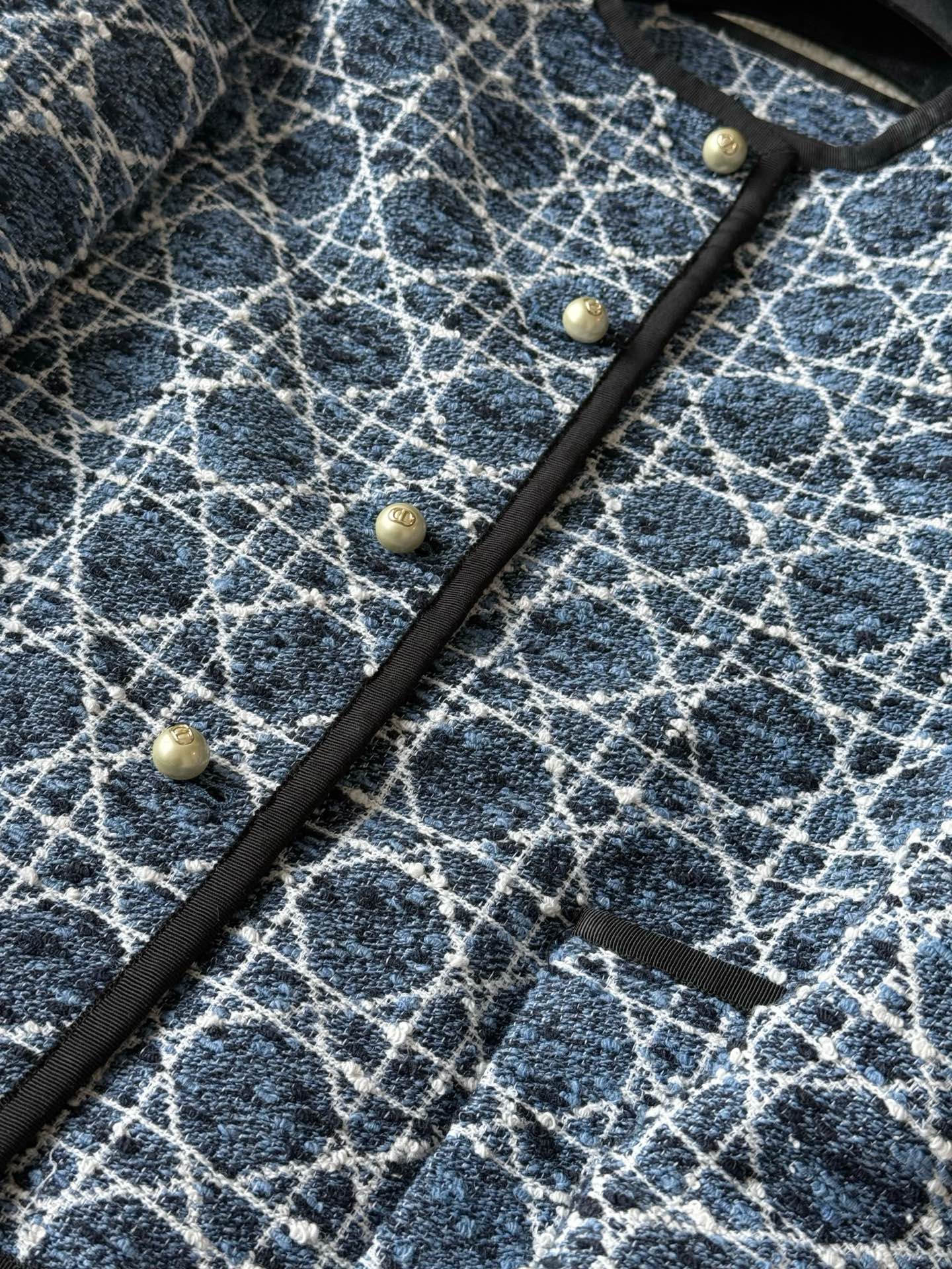 DIOR 25S CANNAGE CROPPED JACKET STYLE 056