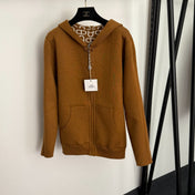 HERMES 25S REVERSIBLE CASHMERE SWEATER JACKET 114