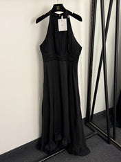 DIOR 26S PLEATED HALTER-NECK BLAZER DRESS 900
