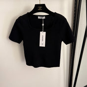 CHANEL 26S SHORT-SLEEVE SWEATER 998
