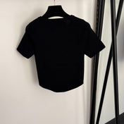 CHANEL 26S SHORT-SLEEVE SWEATER 990