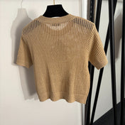 LOEWE 26S SHORT SLEEVE KNIT TOP 485