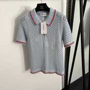THOM 26S SHORT SLEEVE POLO KNIT TOP STYLE 261
