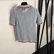 THOM 26S SHORT SLEEVE POLO KNIT TOP STYLE 261