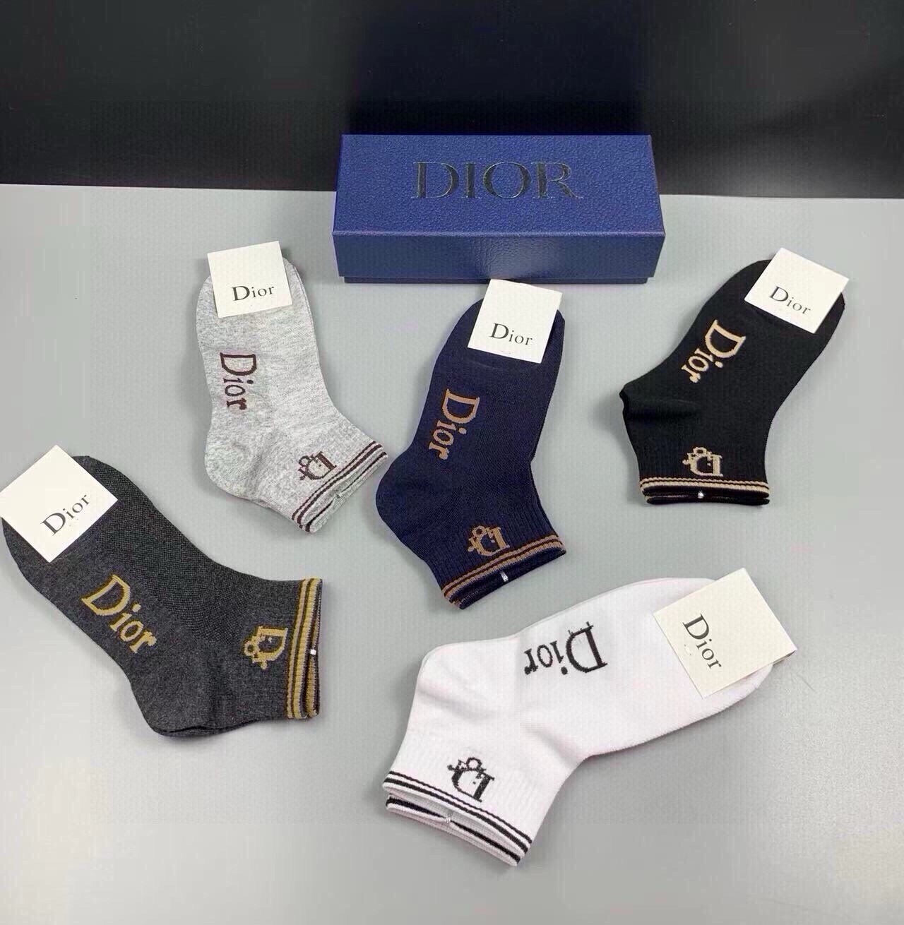 DIOR 26S ANKLE SOCKS 408745 (1 BOX)