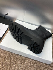 CELINE 26S ANKLE BOOTS 45 MM IN BLACK CALFSKIN