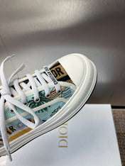 DIOR 25S WALK'N' SNEAKER IN MULTICOLOR DIOR OBLIQUE EMBROIDERED COTTON