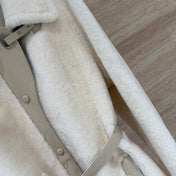 HERMES 25S LONG SHEARLING COAT 472