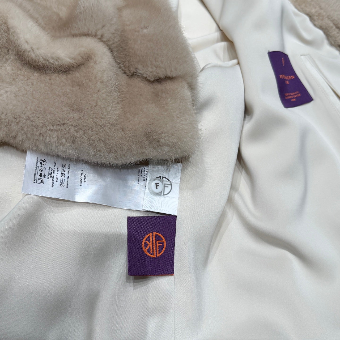 DIOR 25S STAND-COLLAR MINK FUR JACKET 779