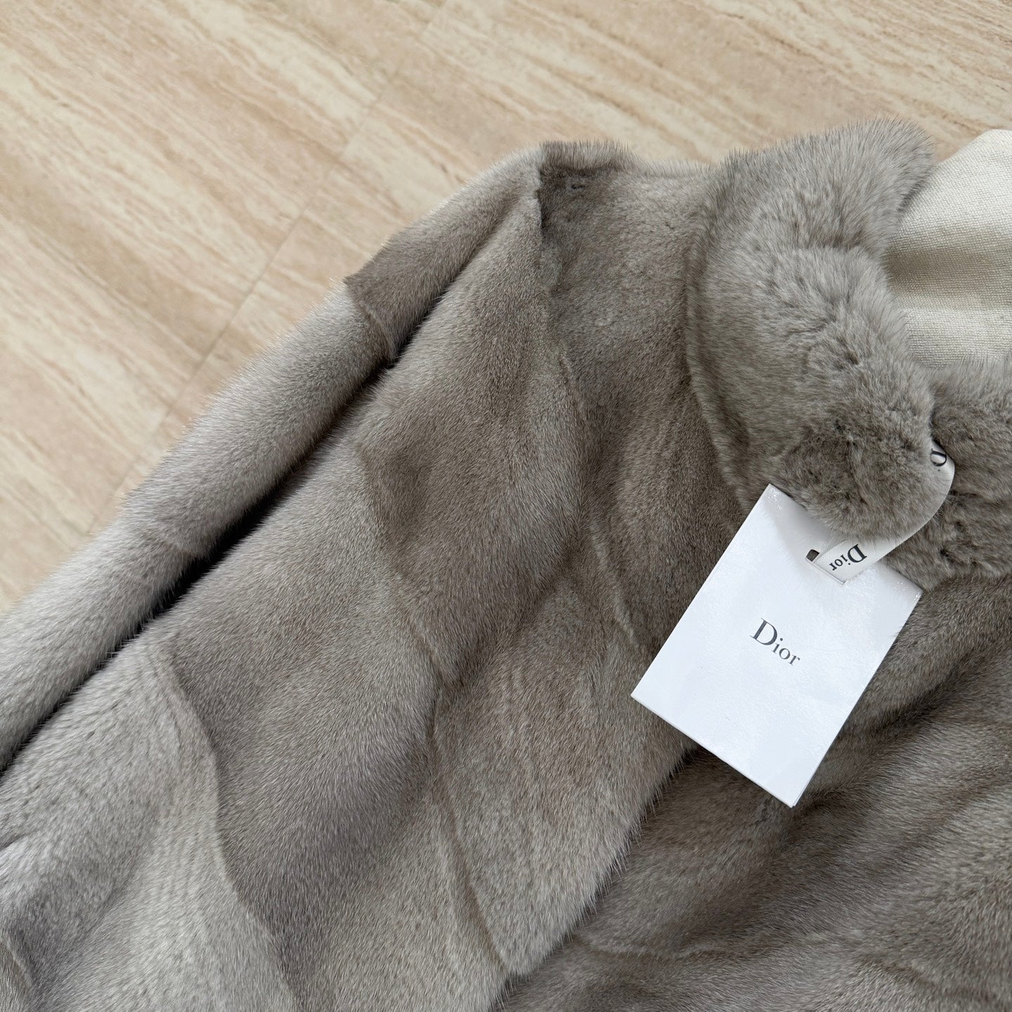 DIOR 25S STAND-COLLAR MINK FUR JACKET 777