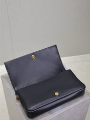 KATE 99 MEDIUM BAG 26 IN BLACK QUILTED NAPPA CALFSKIN COPPER HARDWARE