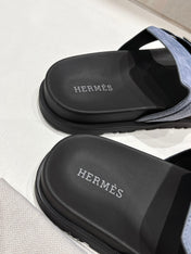 EMPIRE SANDAL BLACK MIX STONE SUEDE