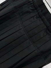 Loewe 25 Pleated Short Skirt Black Polyester Fiber
