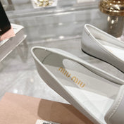 SLIP-ON SHOES WHITE COWHIDE