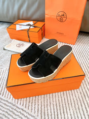 EZE 65 SANDAL BLACK SUEDE