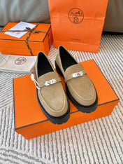 ICONE LOAFER IN TORTILLA BROWN SUEDE
