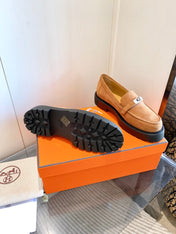 ICONE LOAFER IN BRONZE BROWN SUEDE