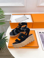 Havane 30 Sandal Black Suede
