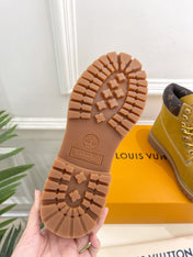 LV X TIMBERLAND MARTIN BOOT IN PEANUT BROWN SUEDE
