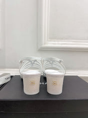 WHITE ROMAN 5 CM SANDALS