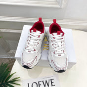 DIOR 26S SNEAKER IN WHITE CALFSKIN AND MESH FABRIC