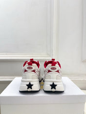 DIOR 26S SNEAKER IN WHITE CALFSKIN AND MESH FABRIC
