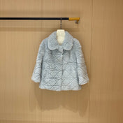 DIOR 25S ANGORA RABBIT FUR JACKET 766