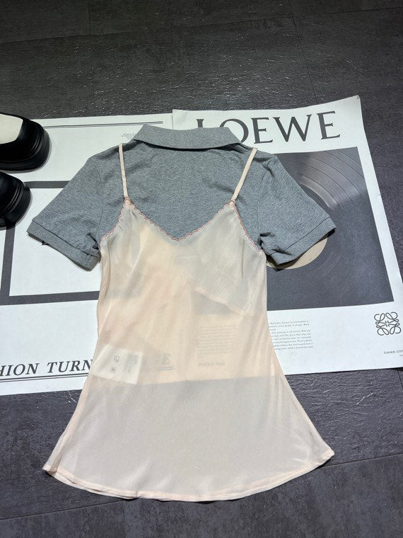 MIUMIU 26S TWO PIECE POLO SET 869