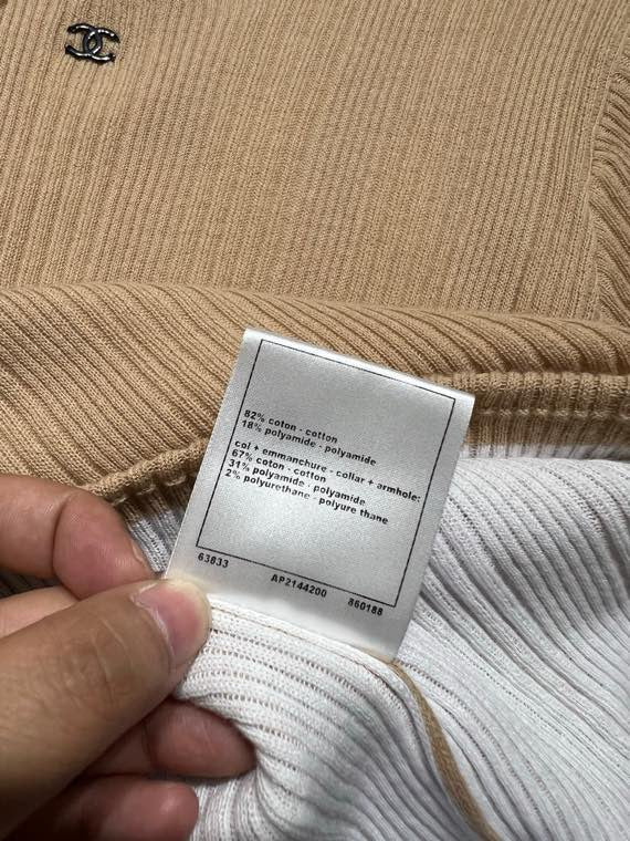 CHANEL 26S SHORT-SLEEVED KNIT SHIRT STYLE 1192